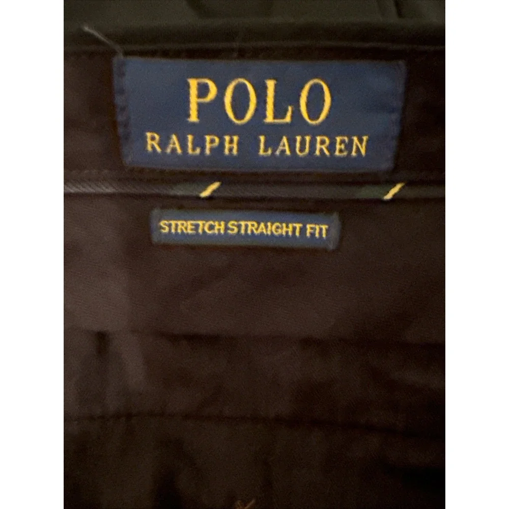 Polo Ralph Lauren Pants Men's Blue 34x30 (Act 35x29) Stretch Straight Fit Preppy